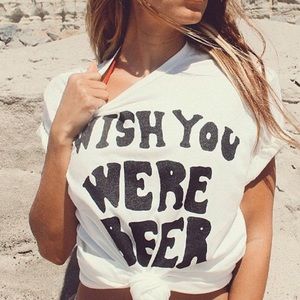 Wish you were beer tee